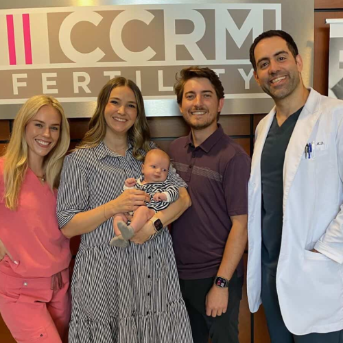 Hannah and Dr. Abhari and Baby